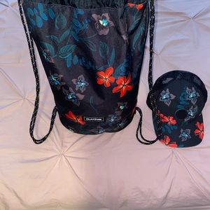 Dakine backpack and hat